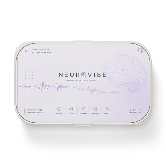 🧠 NeuroVibe Brainwave Bento Box| Microwave-Safe Meal Prep Container | NeuroVibe Shop™