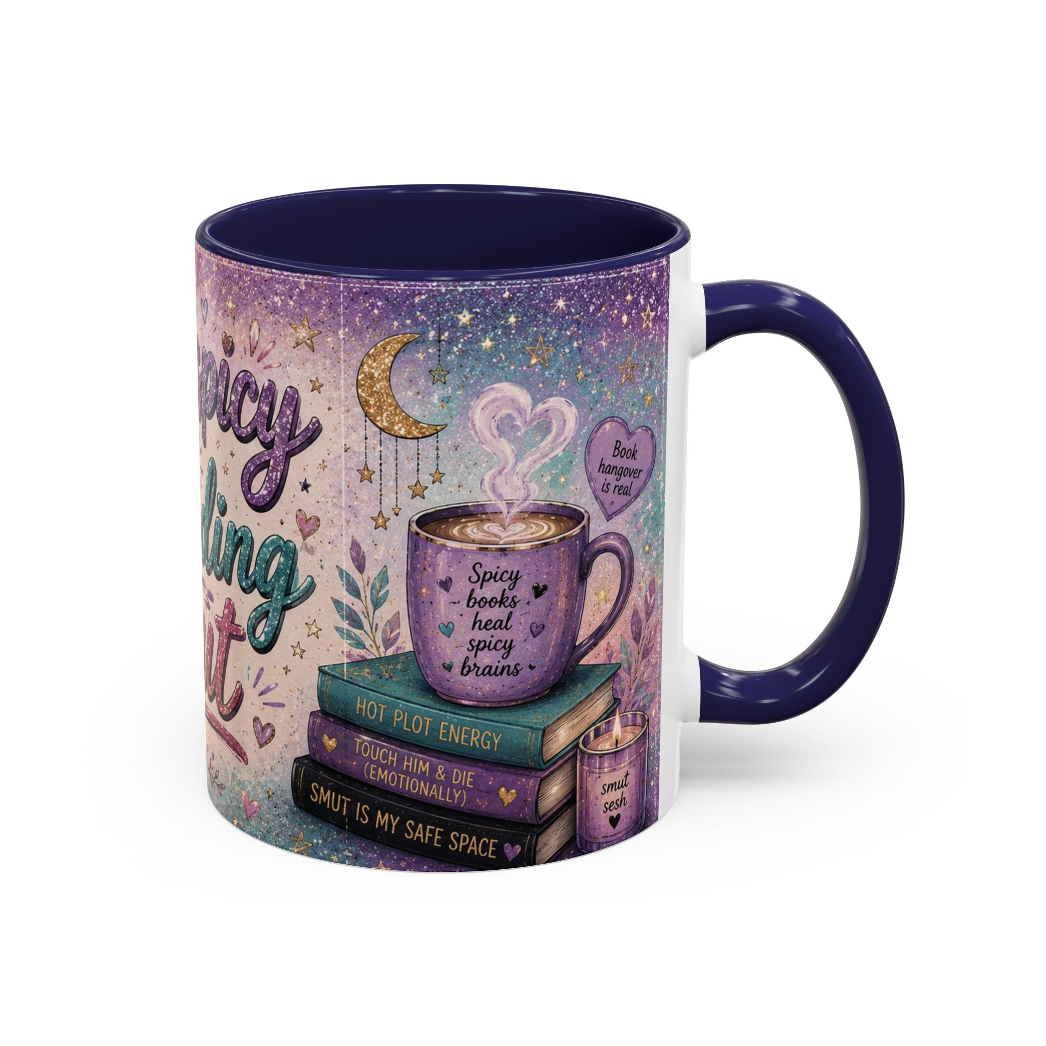 Neurospicy & Reading Smut Mug 📚 | Cozy Booktok Coffee Cup | NeuroVibe Shop™