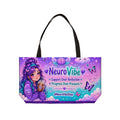 Weekender Tote Bag - NeuroVibe Support Over Perfection Motivational Tote | NeuroVibe Shop™