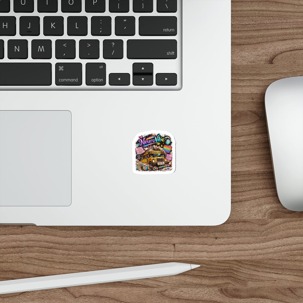 Colorful ADHD/Neurodiversity Positivity Design| NeuroVibe Die-Cut Sticker | NeuroVibe Shop™