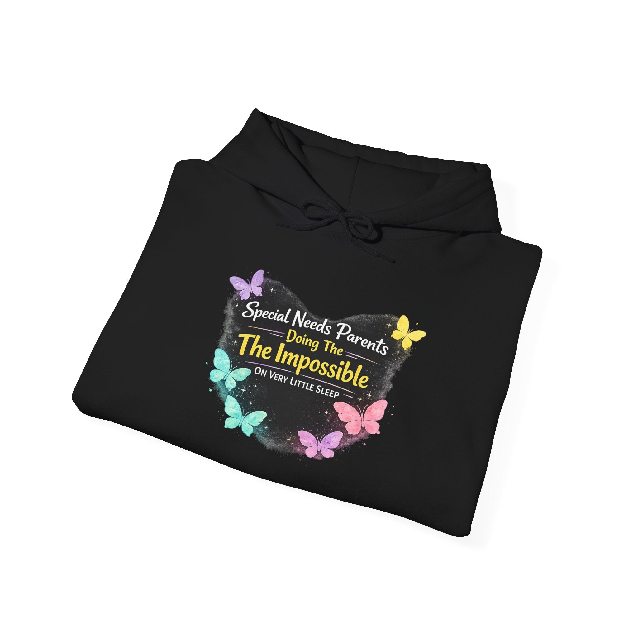 Special Needs Parent Hoodie, Doing The Impossible On Very Little Sleep Tee, Autism Mom Gift, ADHD Parent Hoodie, Advocate Hoodie