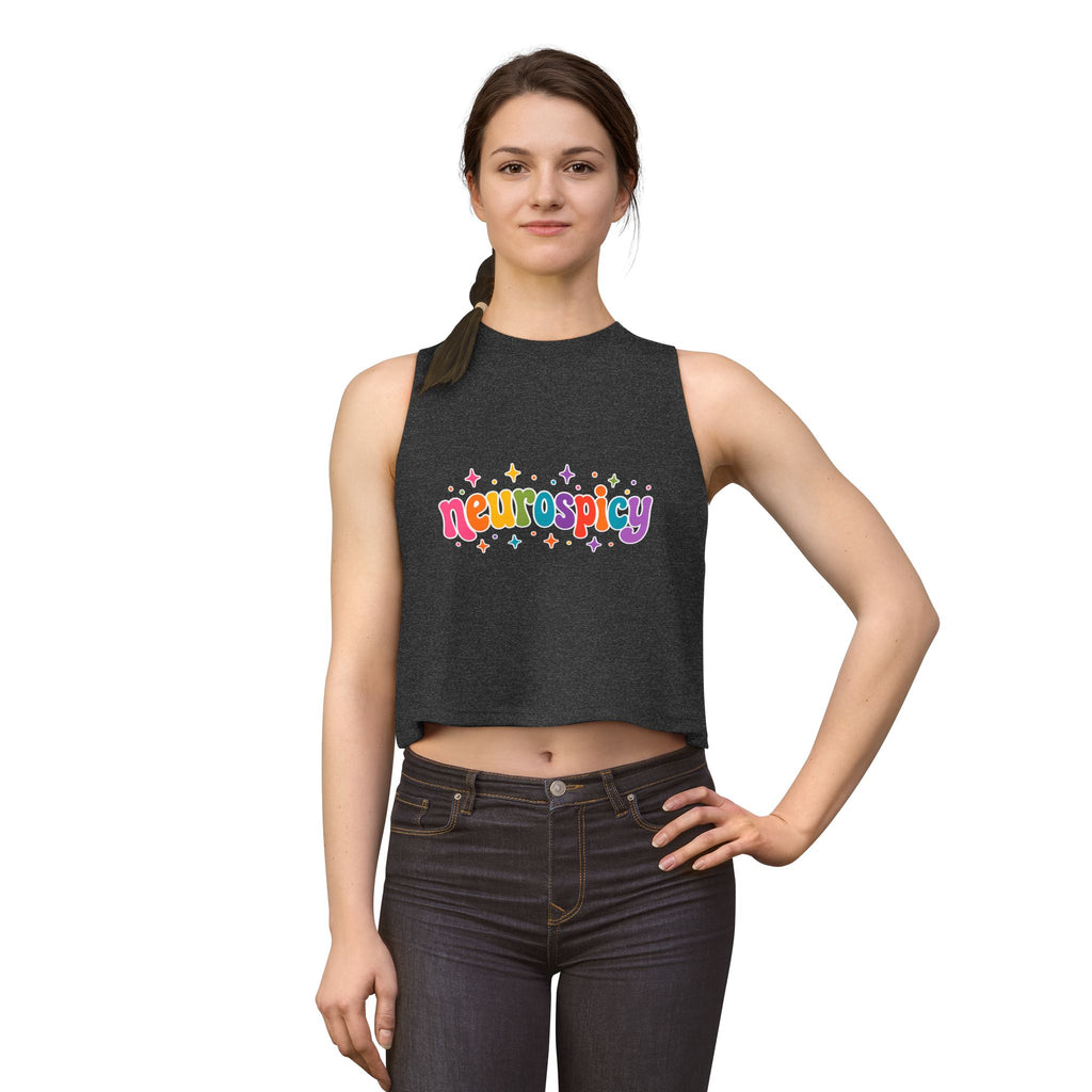 Neurospicy Rainbow 🌈 Tank | Neurodiversity Pride Shirt | ADHD Autism Awareness Tank | Colorful Neurodivergent Graphic Tank-Top | LGBTQ+ Inclusive Neurospicy Apparel