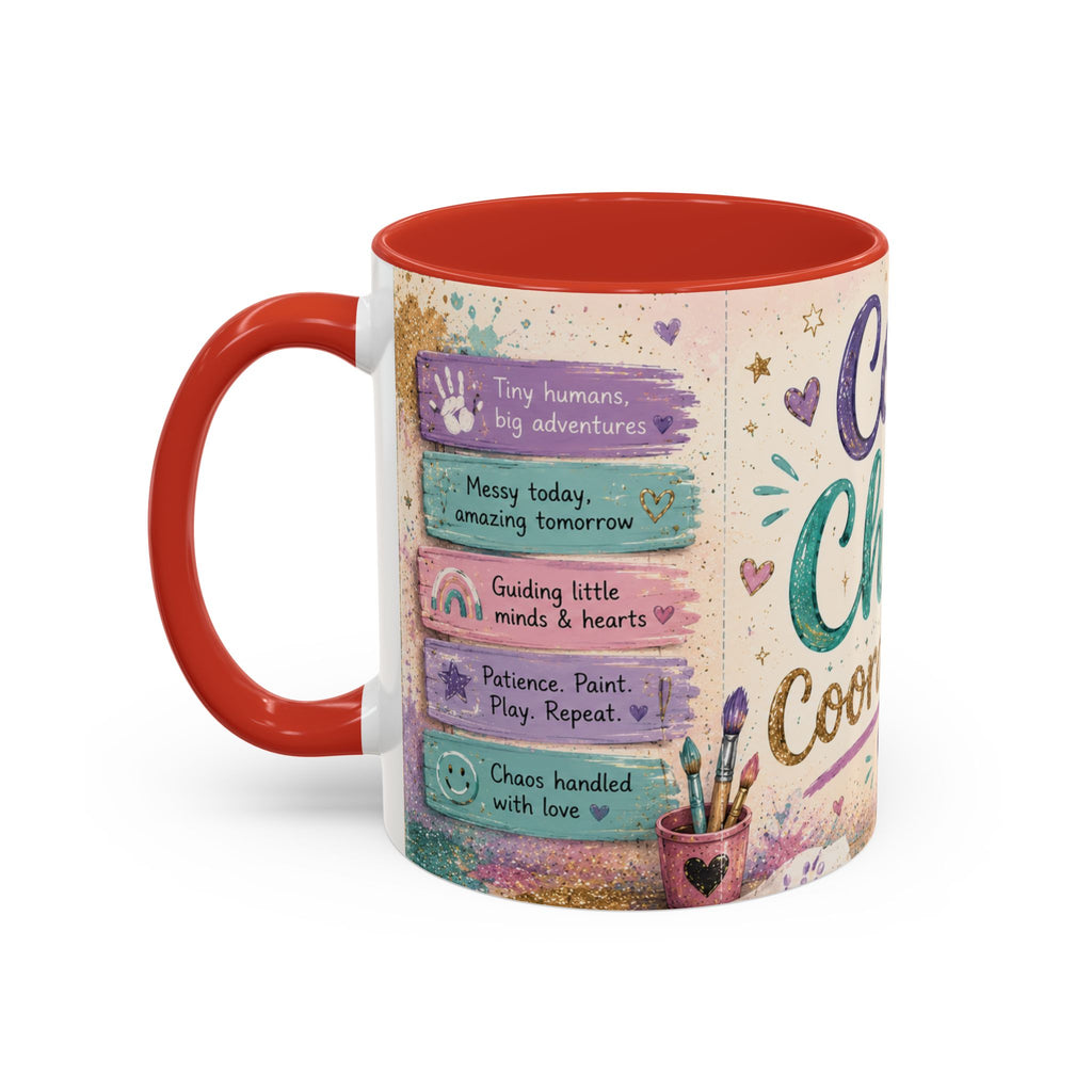 Cozy Chaos Coordinator Mug 🎨 | Daycare Teacher Coffee Cup | NeuroVibe Shop™