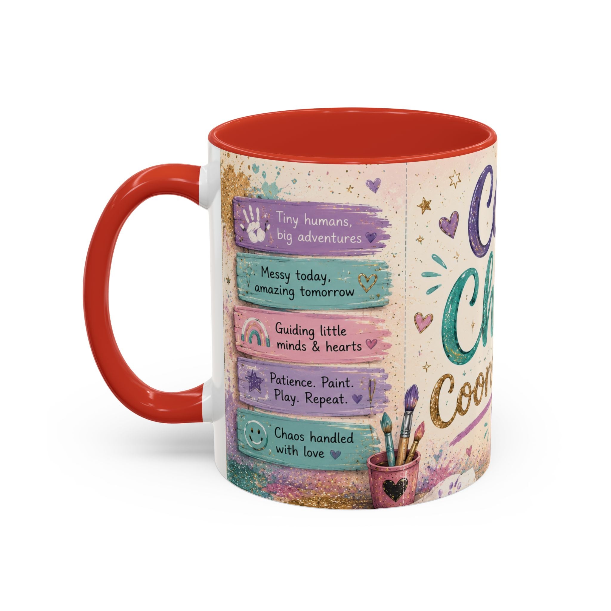 Cozy Chaos Coordinator Mug 🎨 | Daycare Teacher Coffee Cup | NeuroVibe Shop™