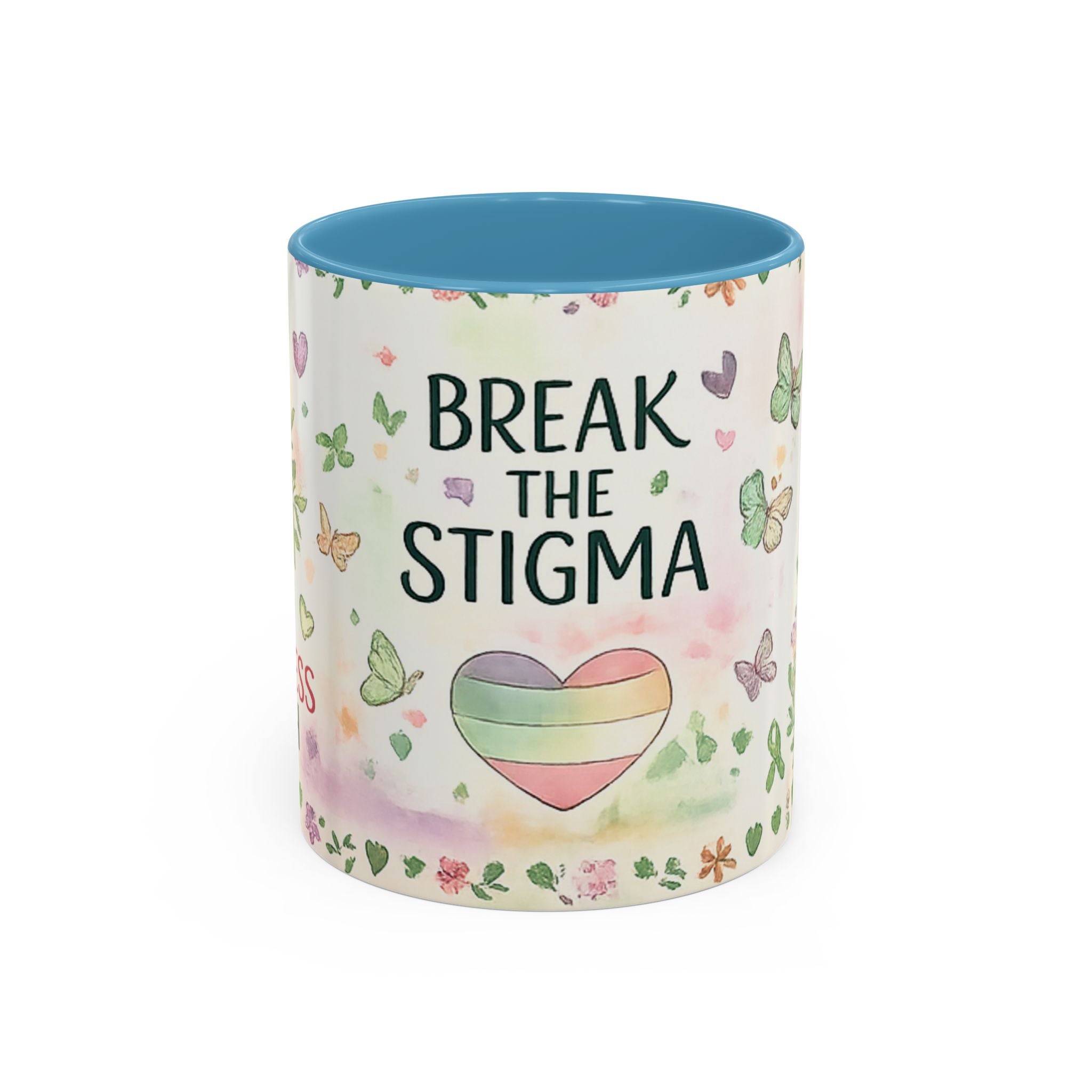 Break the Stigma Mug 💚 | Mental Health Awareness Coffee Cup | NeuroVibe Shop™
