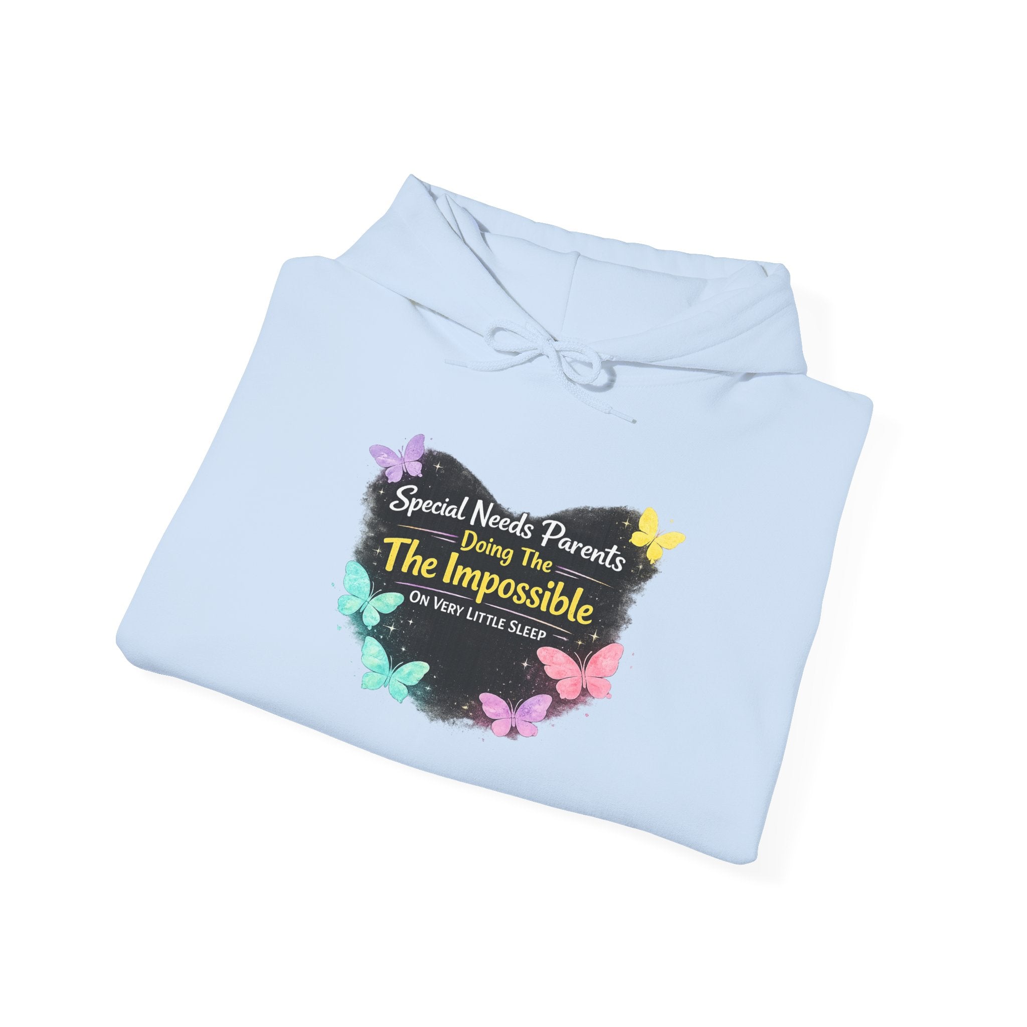 Special Needs Parent Hoodie, Doing The Impossible On Very Little Sleep Tee, Autism Mom Gift, ADHD Parent Hoodie, Advocate Hoodie