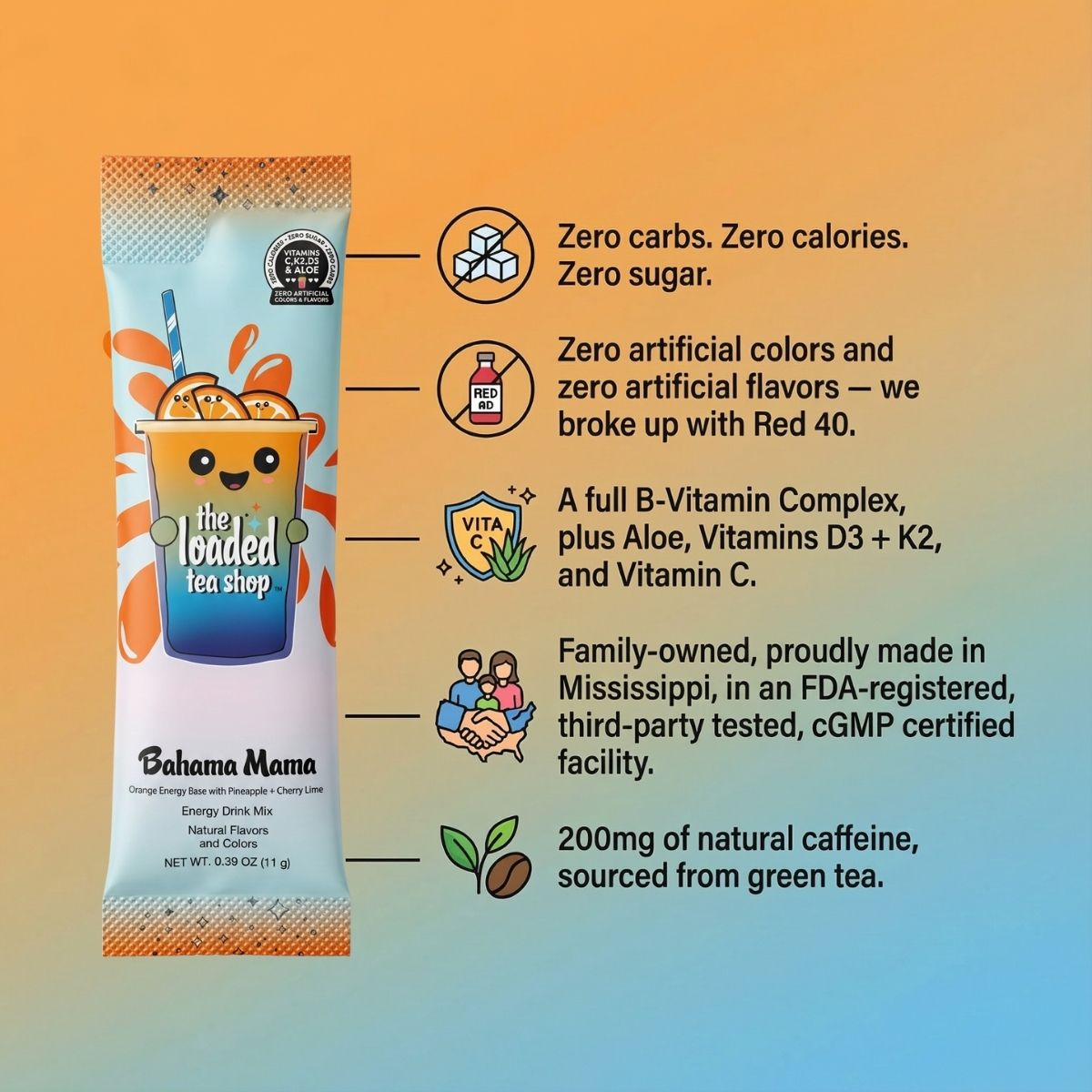 🧋 Loaded Tea Shop | 
Bahama Mama Boost