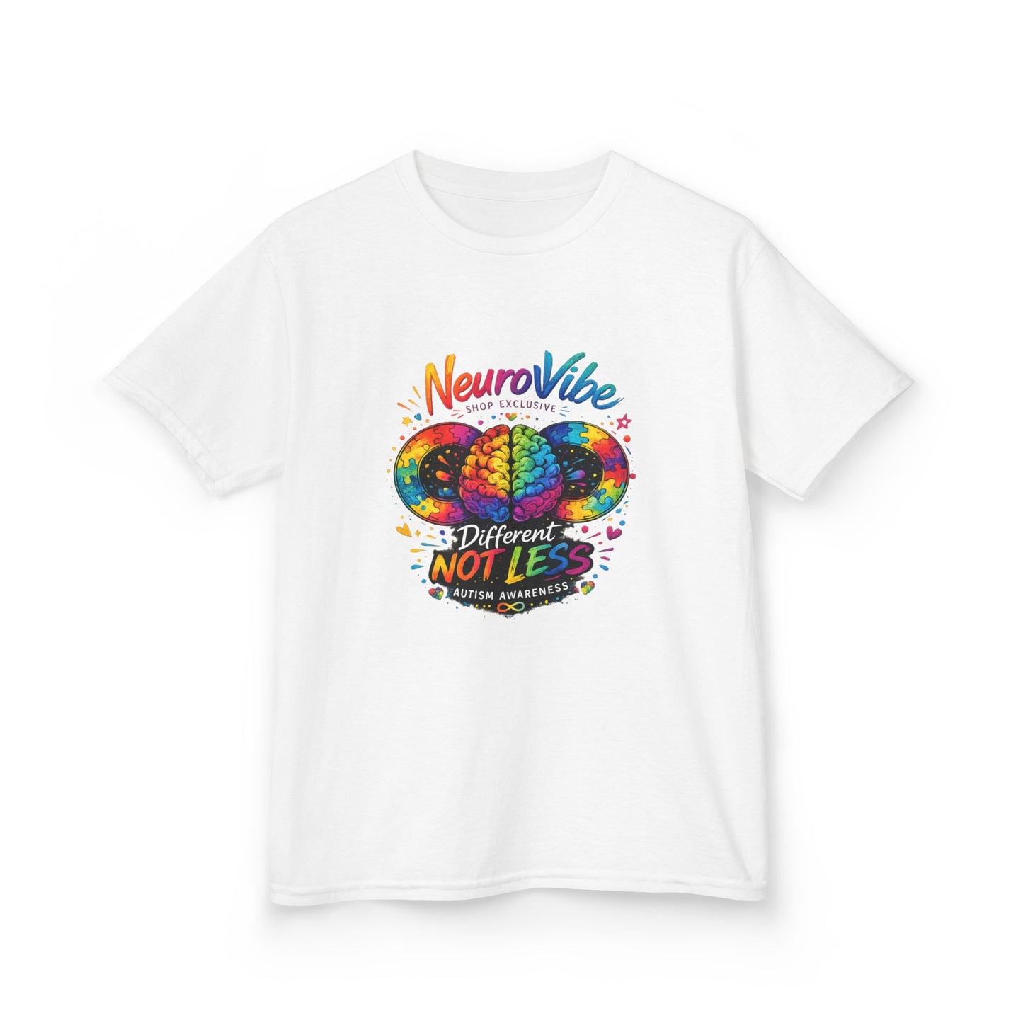 Different Not Less Kids Tee 🌈 | NeuroVibe Autism Shirt | NeuroVibe Shop™