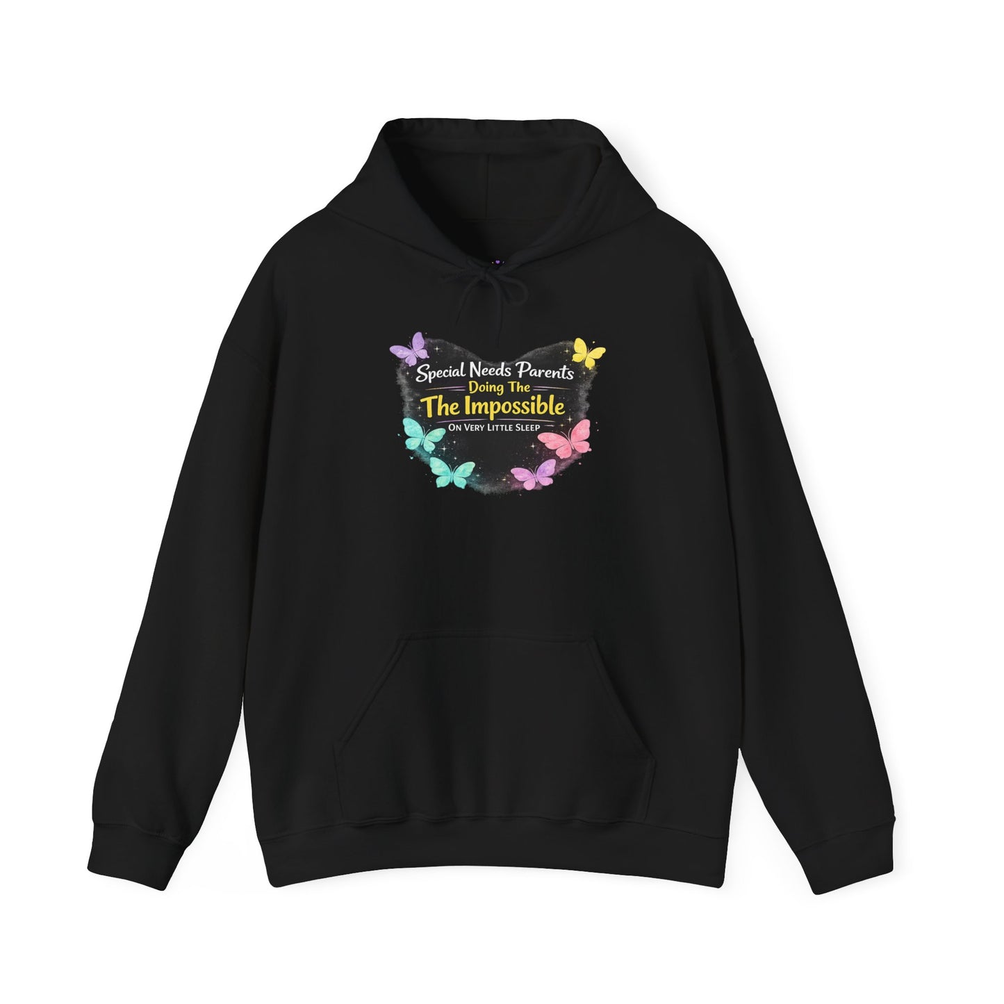 Special Needs Parent Hoodie, Doing The Impossible On Very Little Sleep Tee, Autism Mom Gift, ADHD Parent Hoodie, Advocate Hoodie