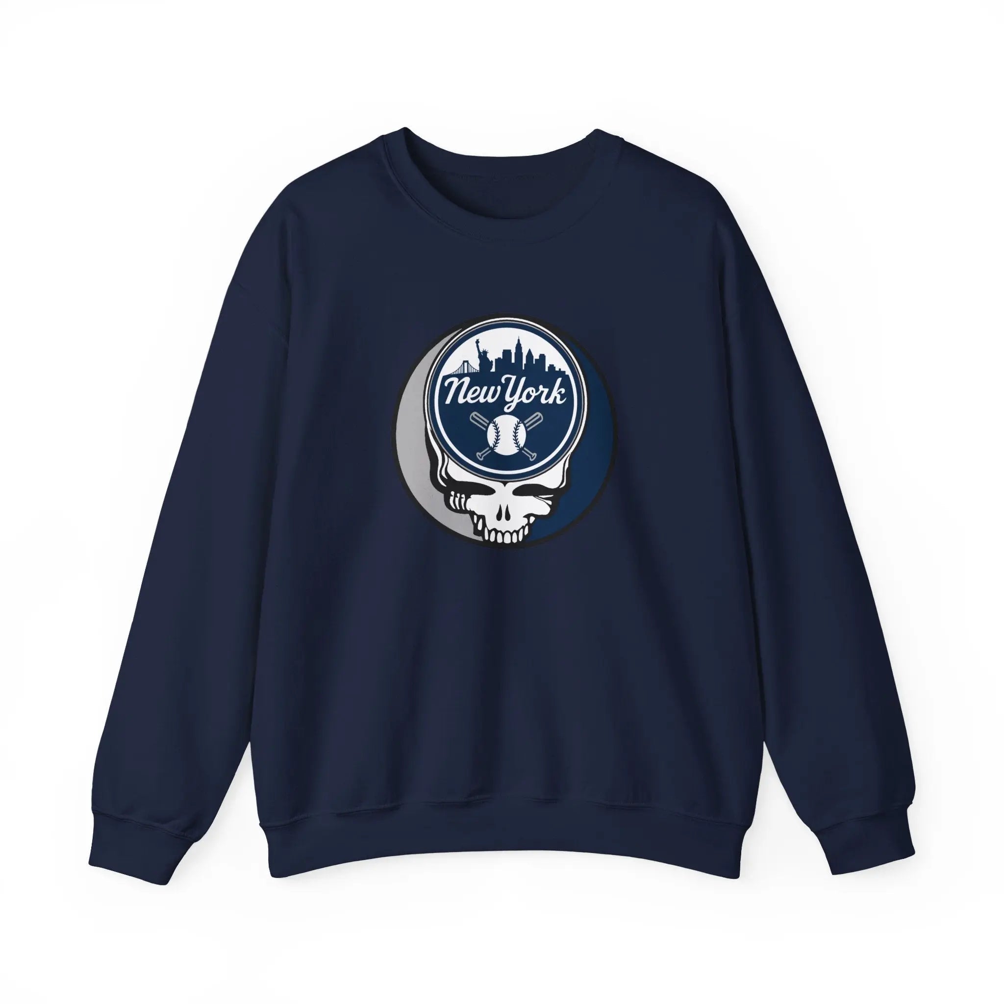 New York Yankees Original Stealie Grateful Dead Crewneck Grateful Dead Sweatshirt