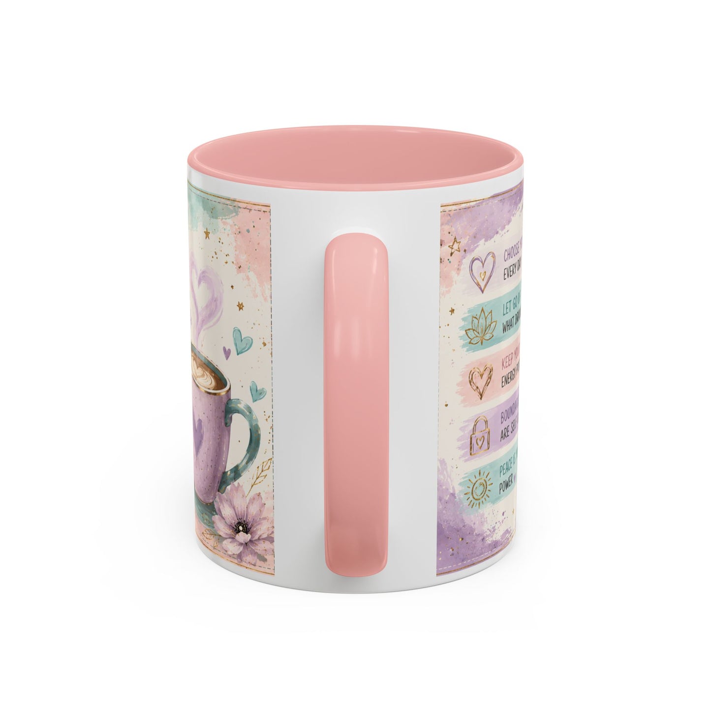 Protect Your Peace Mug ✨ | Pastel Self-Care Coffee Cup | NeuroVibe Shop™