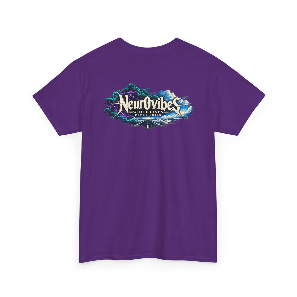 White Lines Clear Skies Band Tee | Neur0vibes Rock Shirt