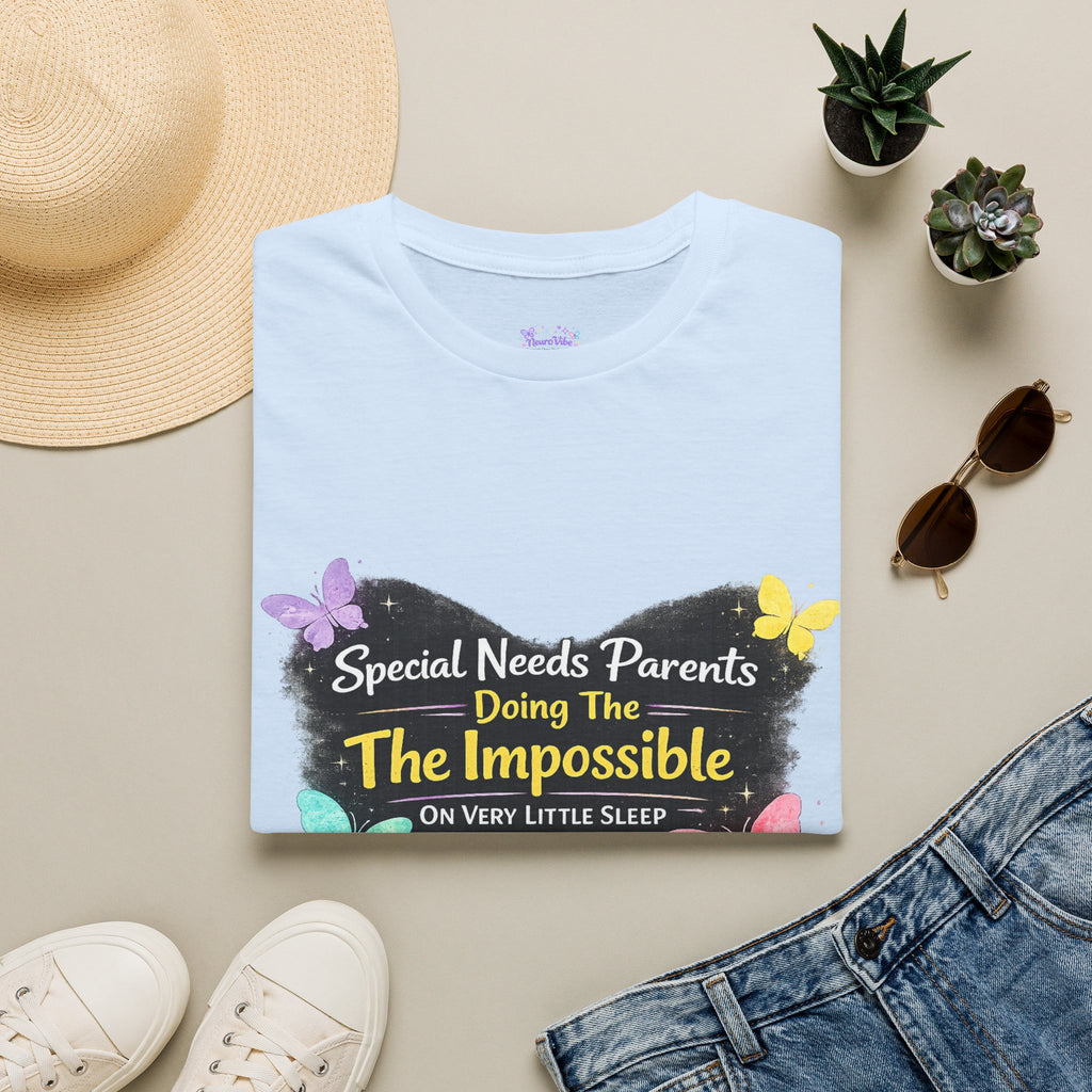 Special Needs Parent Shirt | Doing The Impossible On Very Little Sleep Tee | Autism ADHD Parent Support Shirt