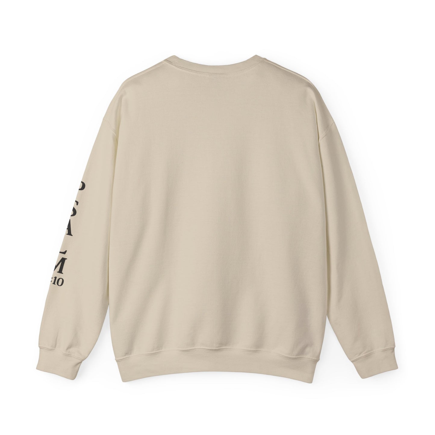 Be Still & Know Crewneck Sweatshirt | Psalm 46:10 Christian Faith Sweatshirt