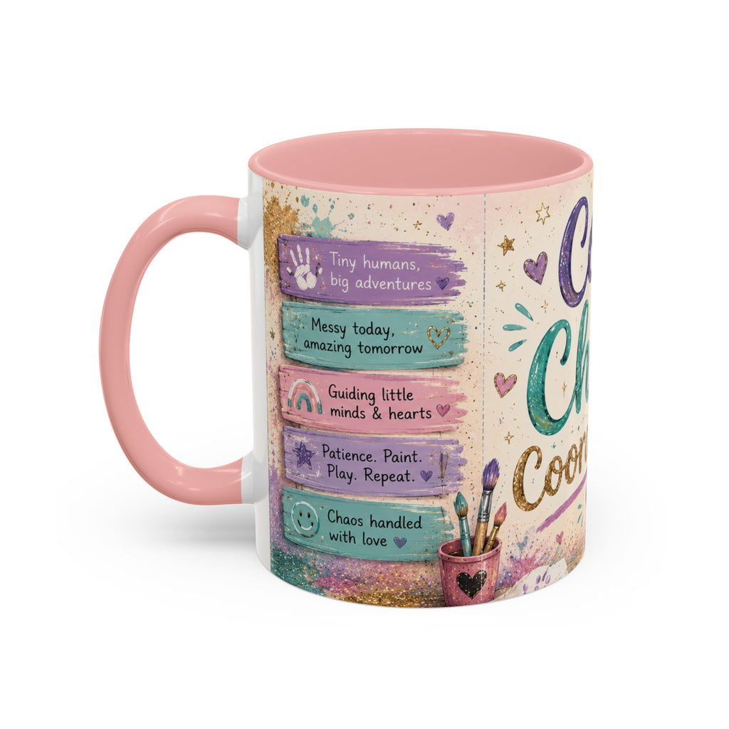 Cozy Chaos Coordinator Mug 🎨 | Daycare Teacher Coffee Cup | NeuroVibe Shop™