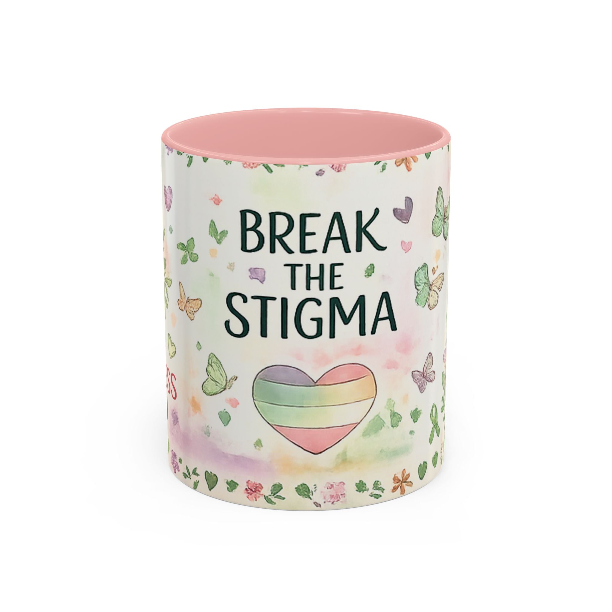 Break the Stigma Mug 💚 | Mental Health Awareness Coffee Cup | NeuroVibe Shop™