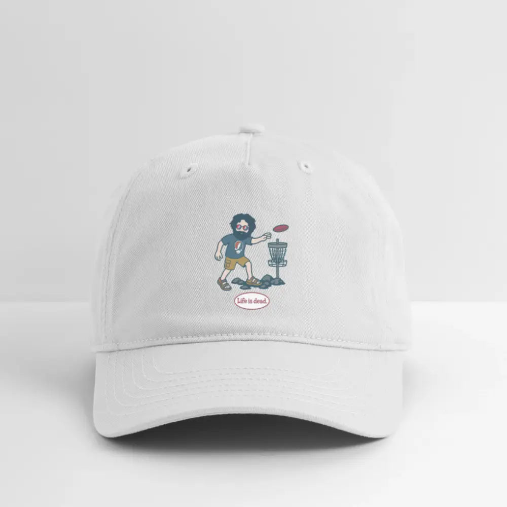 Life is dead.® Disc Golfin' Jerry Grateful Dead Dad Hat