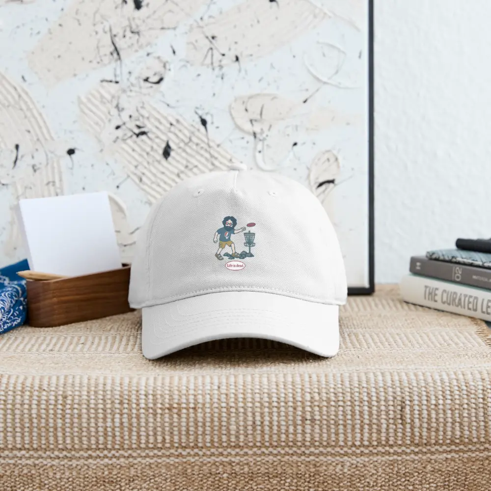 Life is dead.® Disc Golfin' Jerry Grateful Dead Dad Hat