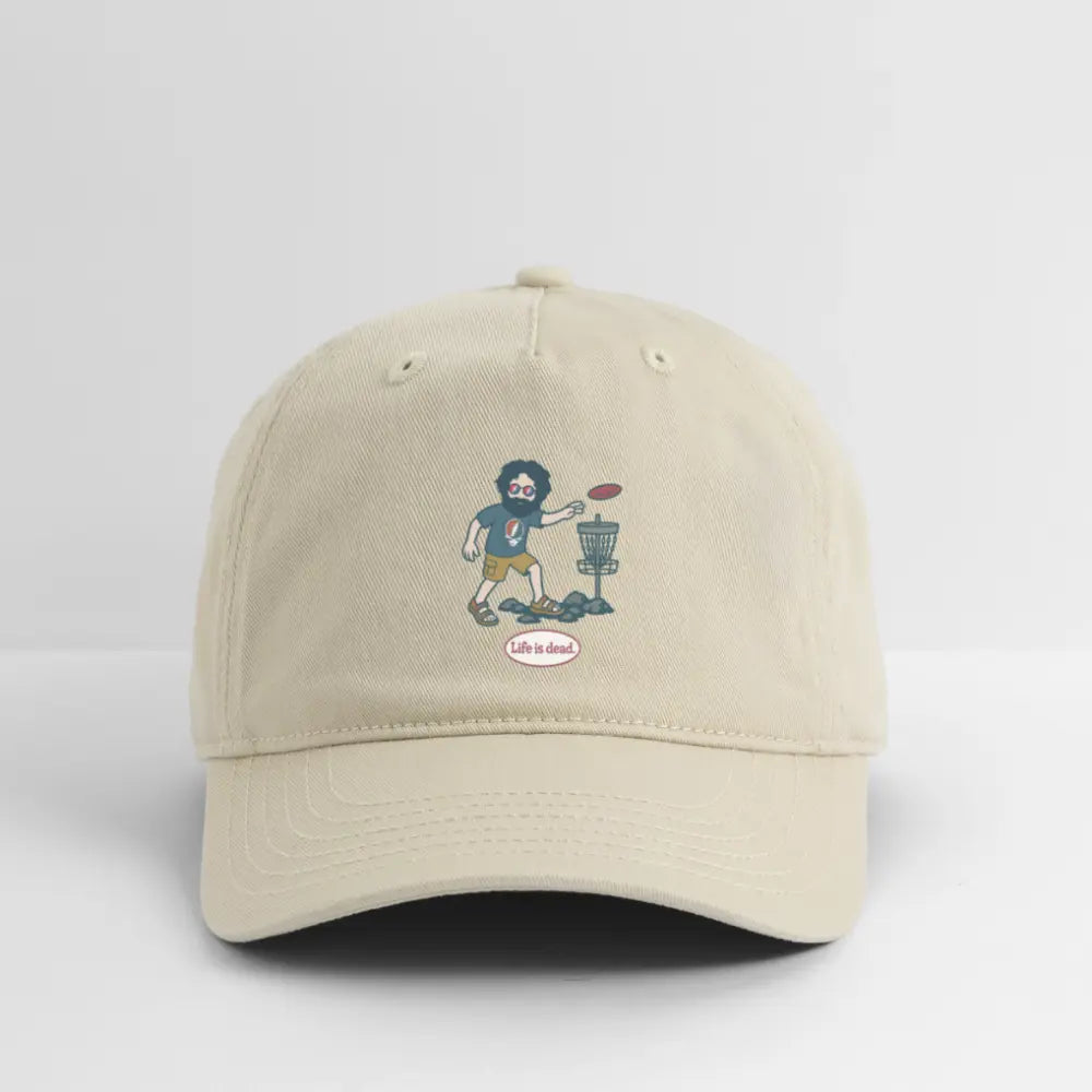 Life is dead.® Disc Golfin' Jerry Grateful Dead Dad Hat