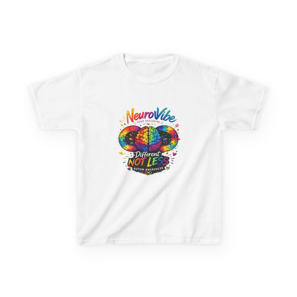 Different Not Less Kids Tee 🌈 | NeuroVibe Autism Shirt | NeuroVibe Shop™