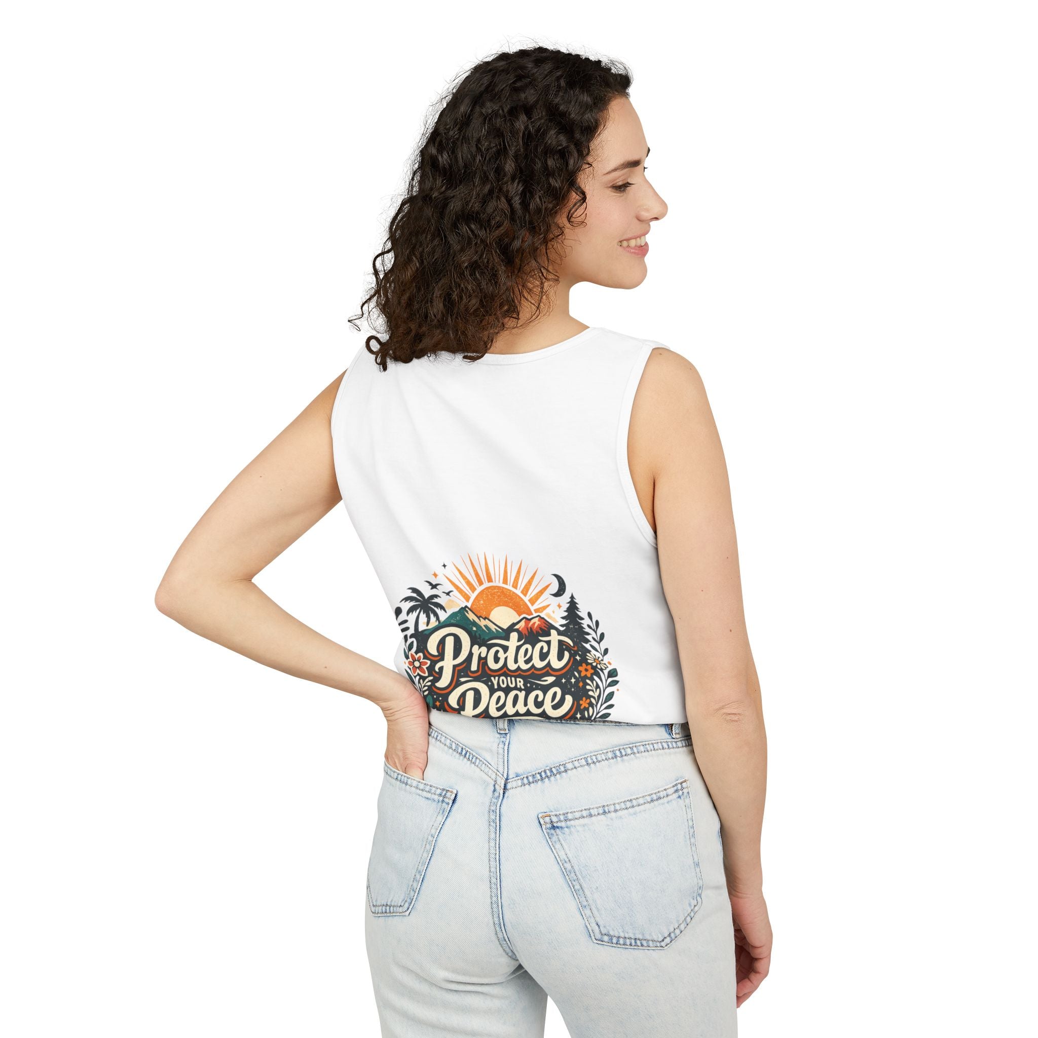 Healing Isn’t Linear Tank Top | Mental Health Awareness Shirt | NeuroVibe Shop™