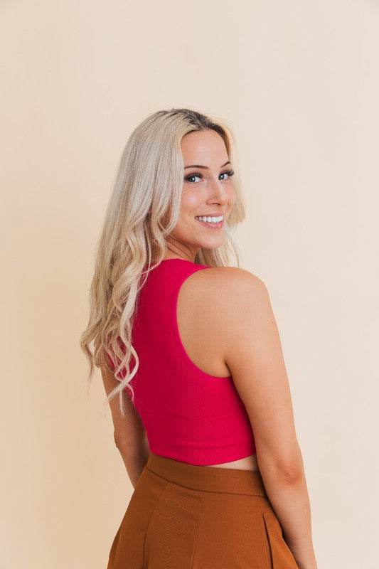 ✨Cloud Comfort Ribbed Crop Top