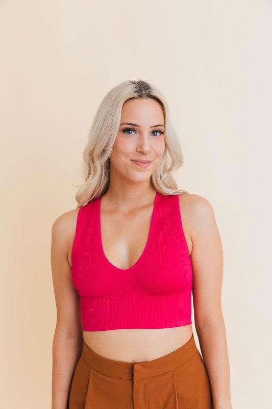 ✨Cloud Comfort Ribbed Crop Top