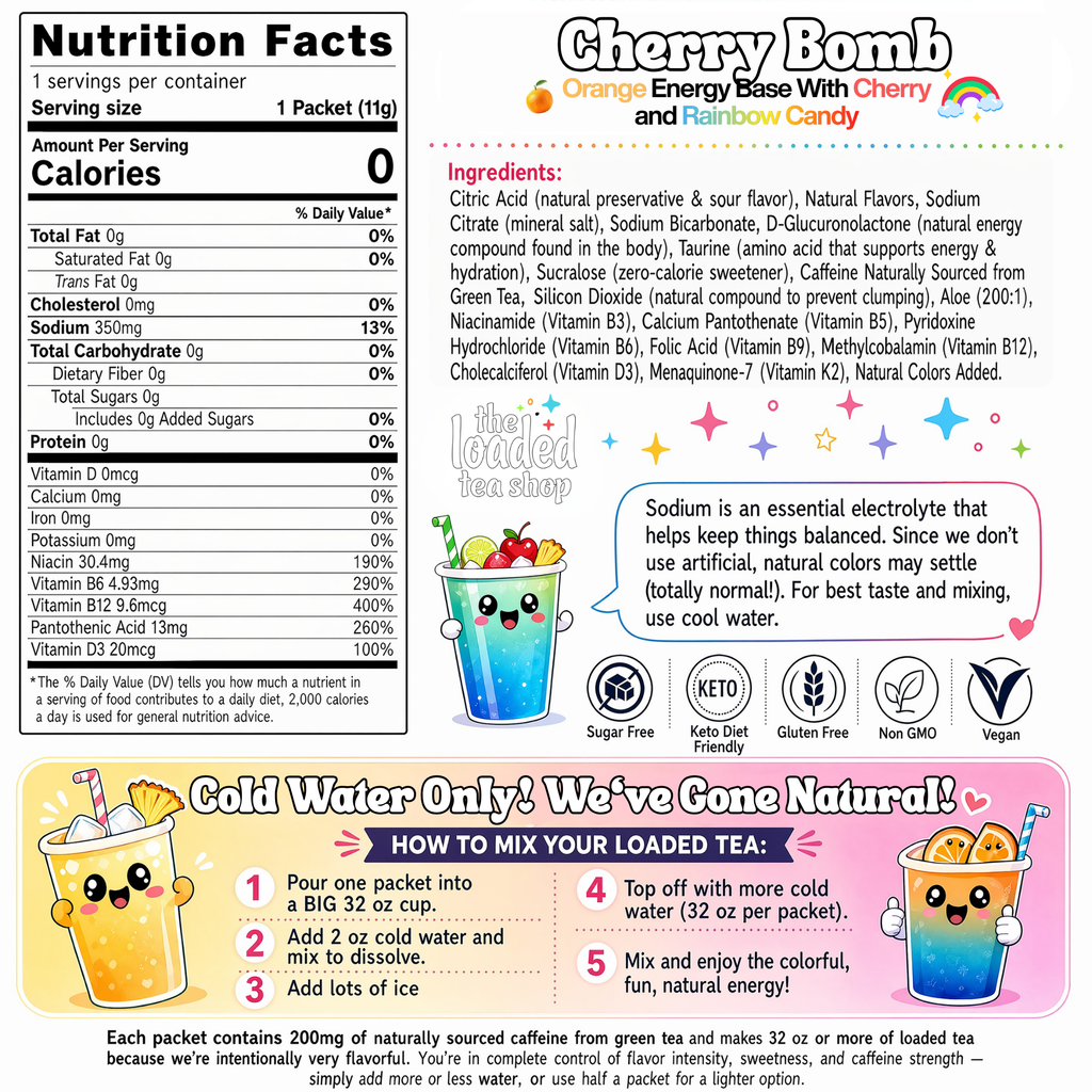 🧋 Loaded Tea Shop | Cherry Bomb Boost