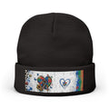 Rainbow Heart Beanie 💛 | Autism Awareness Knit Hat | NeuroVibe Shop™