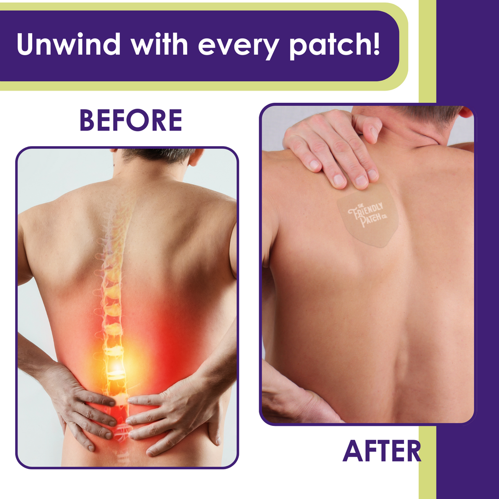 🌱Relief Night Patch - 8 pack Arnica, White Willow Bark, Melatonin for Soreness for sleep