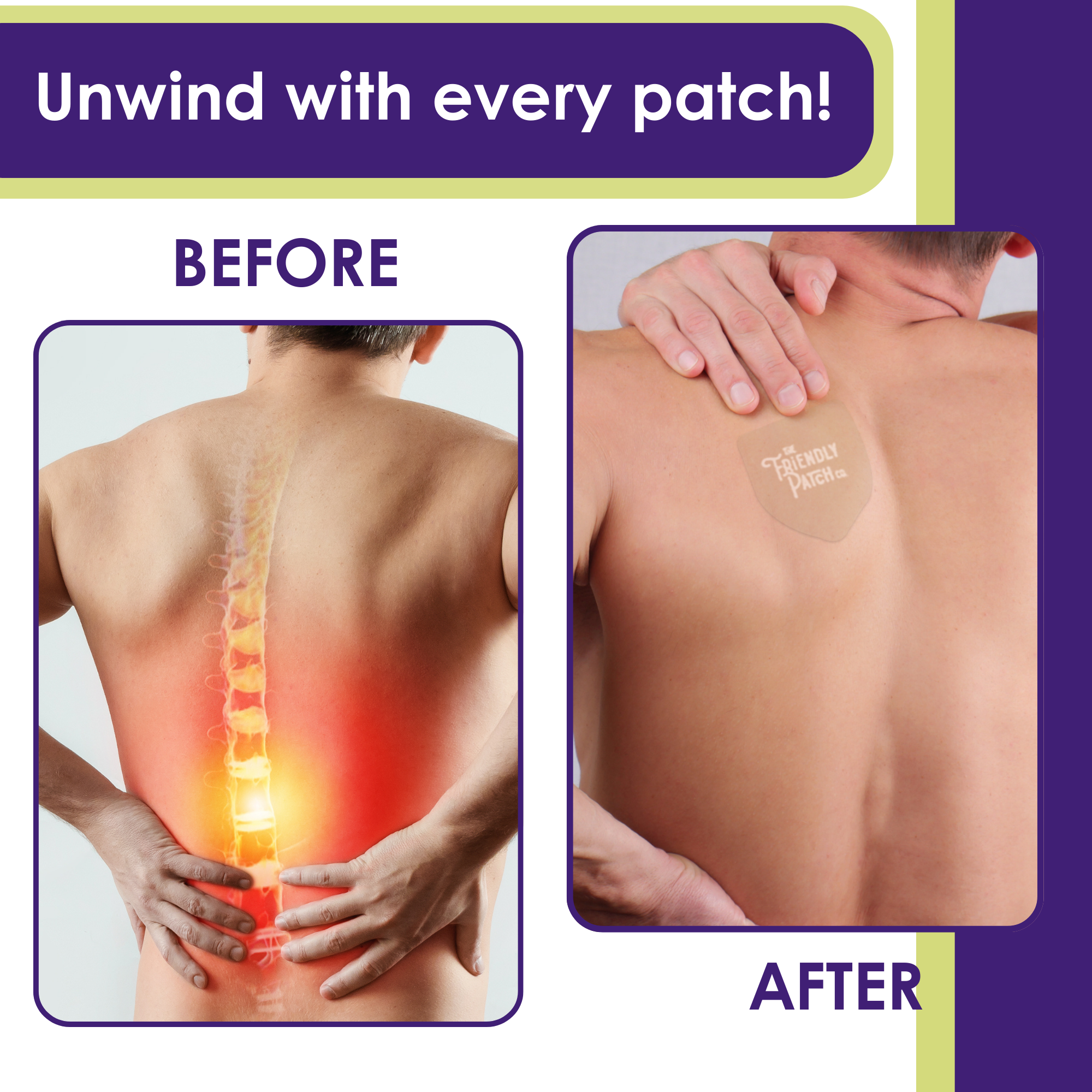 🌱Relief Night Patch - 8 pack Arnica, White Willow Bark, Melatonin for Soreness for sleep
