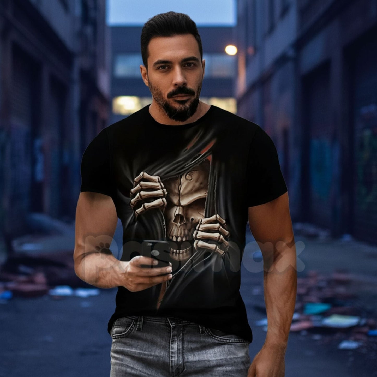Vintage Skull Energy Tee