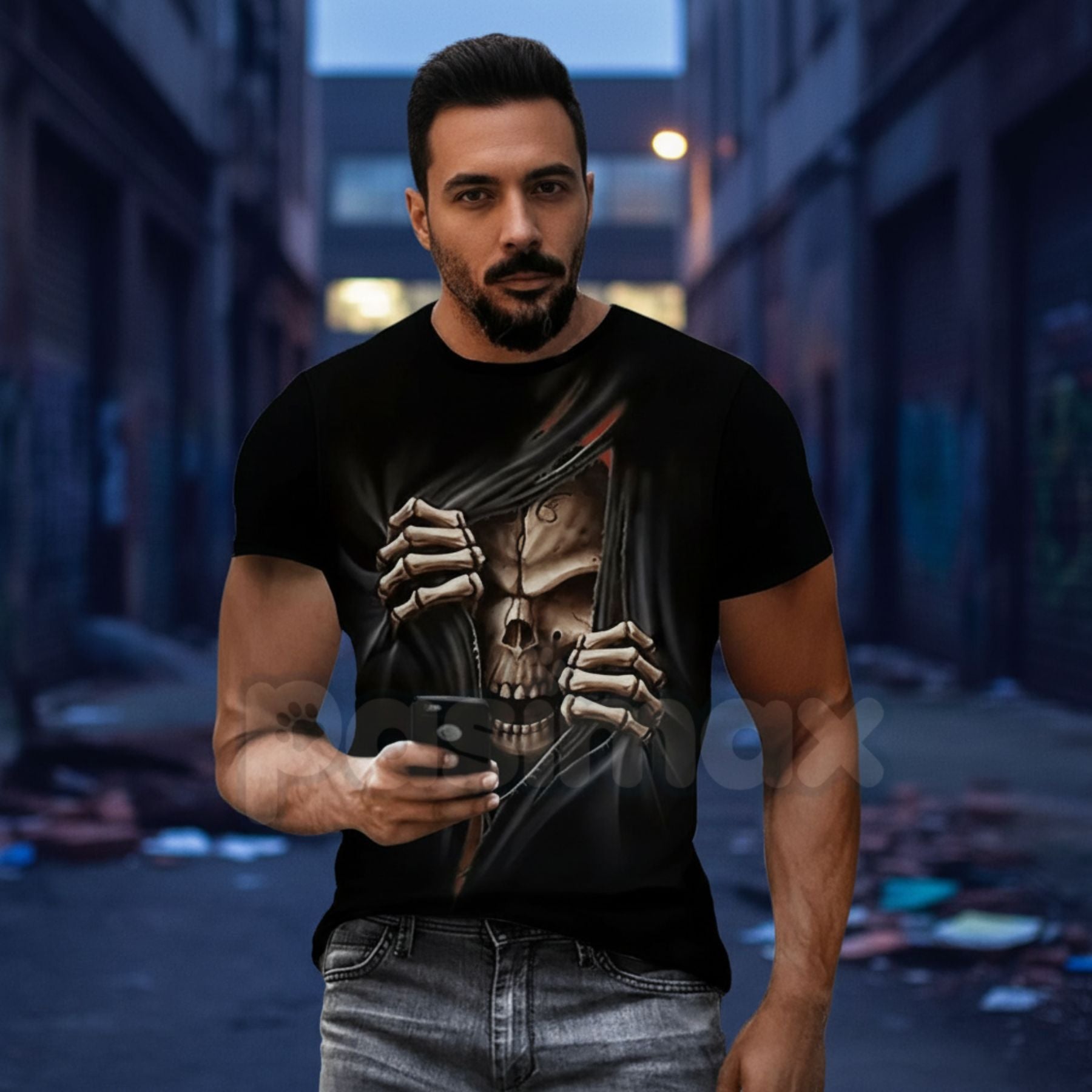 Vintage Skull Energy Tee