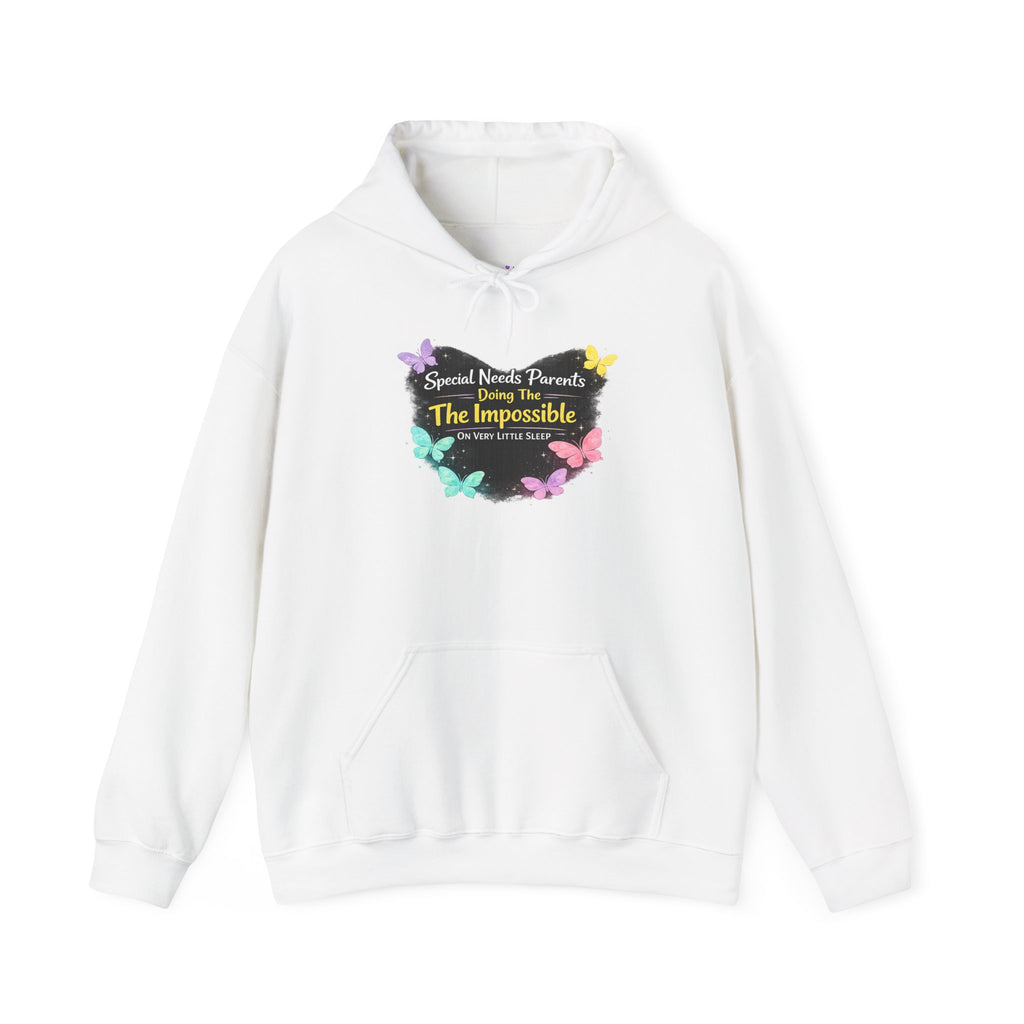 Special Needs Parent Hoodie, Doing The Impossible On Very Little Sleep Tee, Autism Mom Gift, ADHD Parent Hoodie, Advocate Hoodie