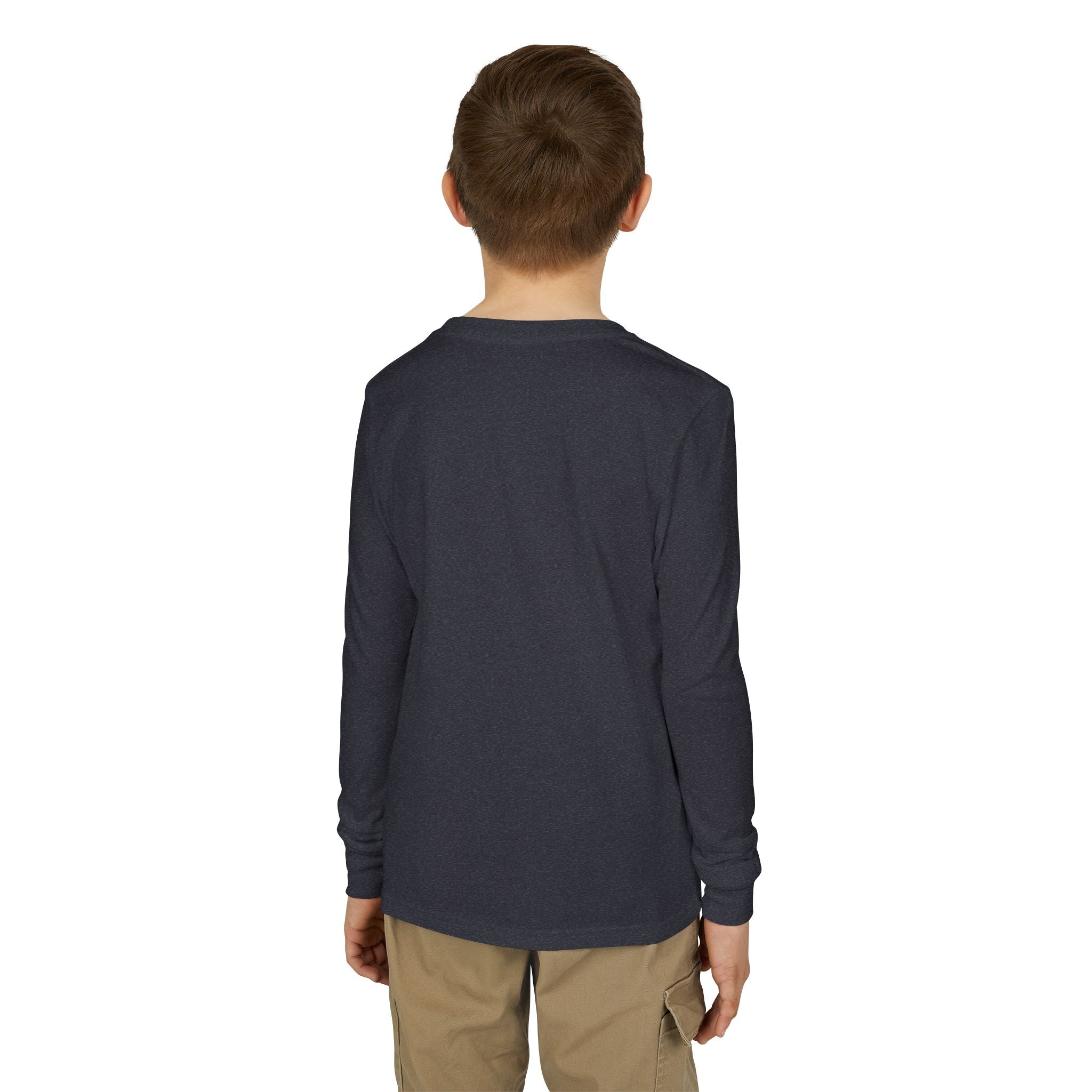 Cute Owl Youth Long Sleeve Shirt | Moon & Stars Night Owl Kids Graphic Tee | NeuroVibe Shop™
