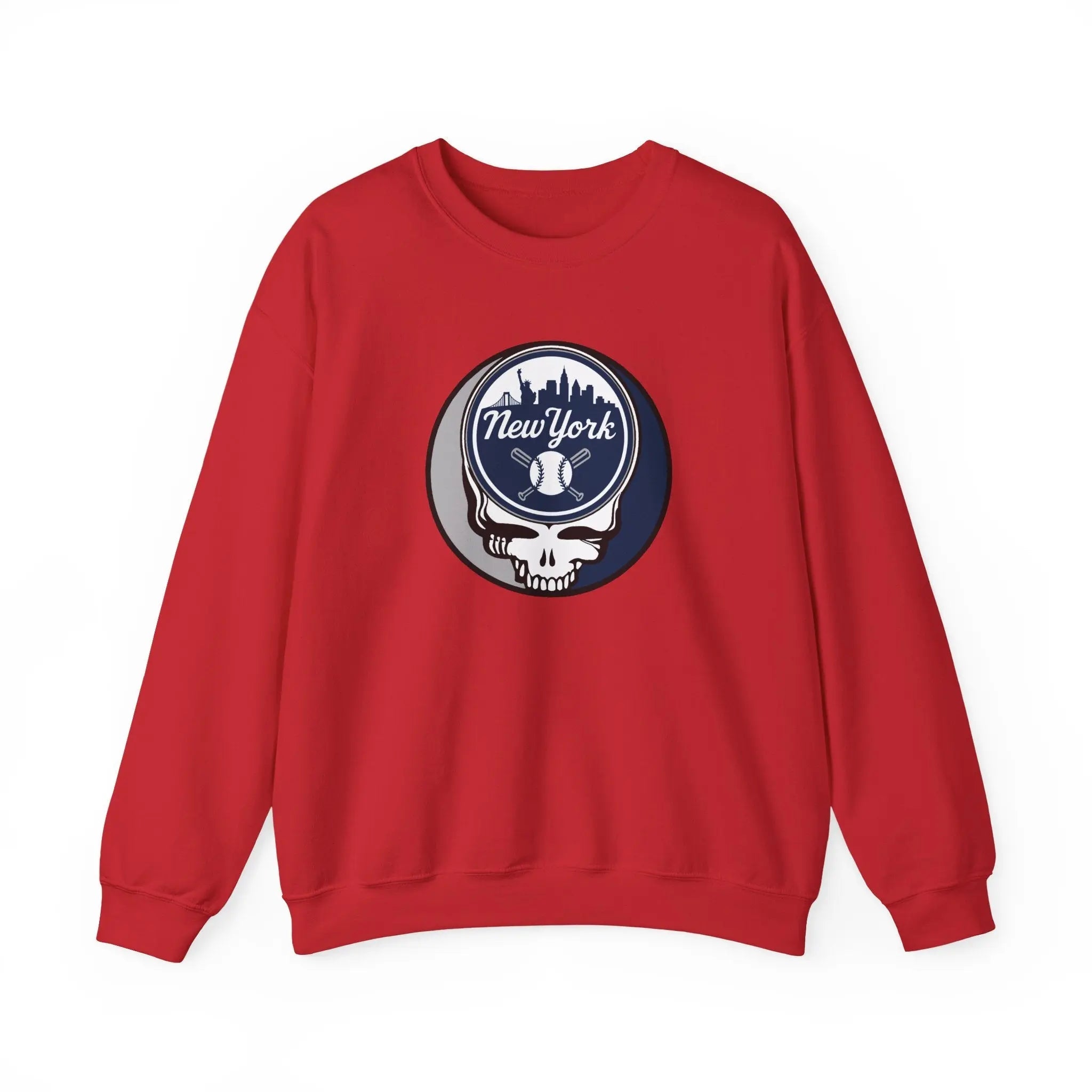 New York Yankees Original Stealie Grateful Dead Crewneck Grateful Dead Sweatshirt