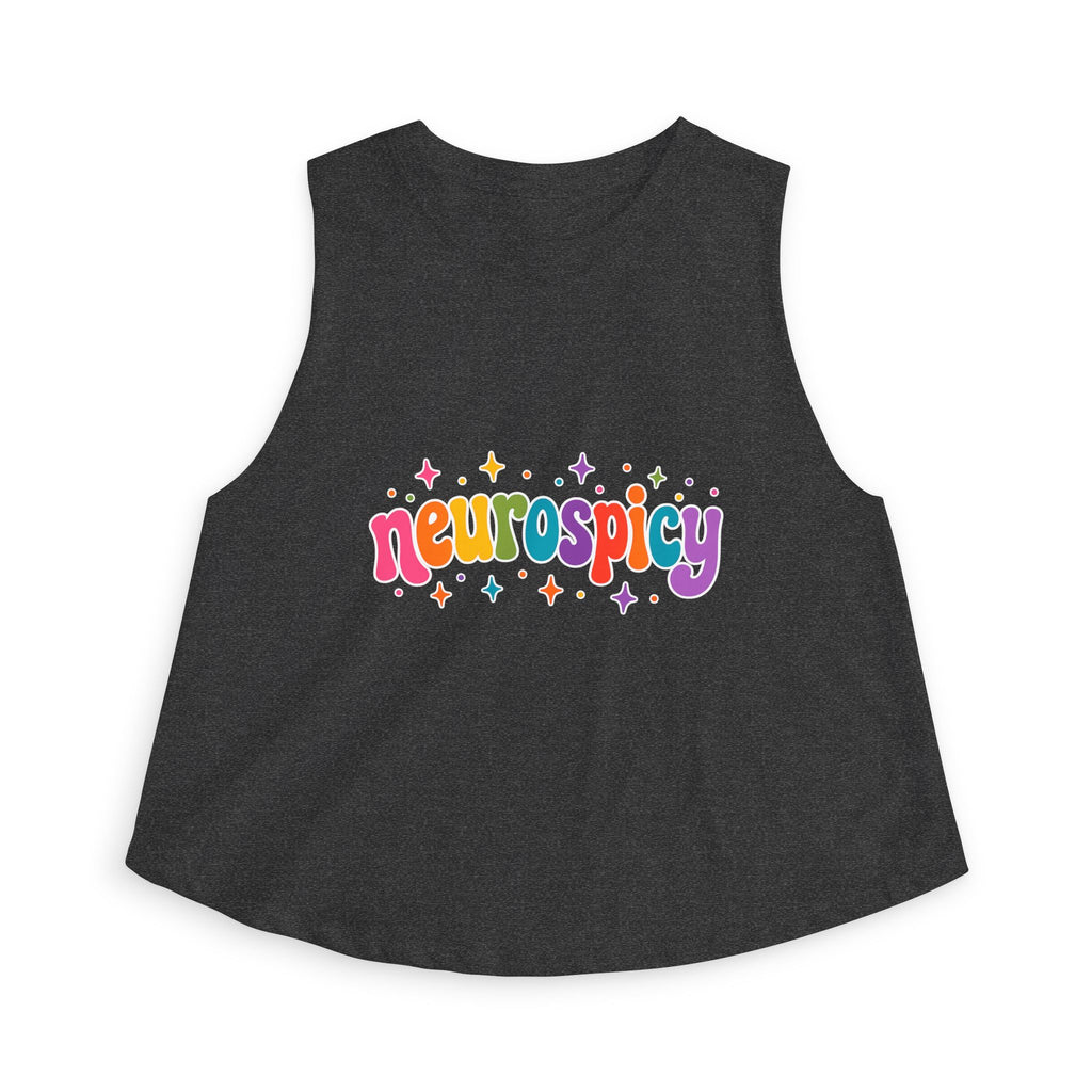 Neurospicy Rainbow 🌈 Tank | Neurodiversity Pride Shirt | ADHD Autism Awareness Tank | Colorful Neurodivergent Graphic Tank-Top | LGBTQ+ Inclusive Neurospicy Apparel