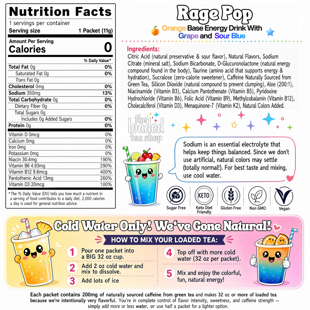 🧋 Loaded Tea Shop | Rage Pop Boost