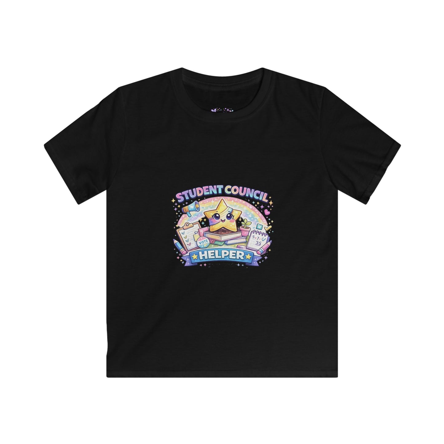 Student Council Helper T-Shirt | Kids School Leadership Tee | Student Government Shirt | Back to School Apparel ⭐📚🗳️🌈