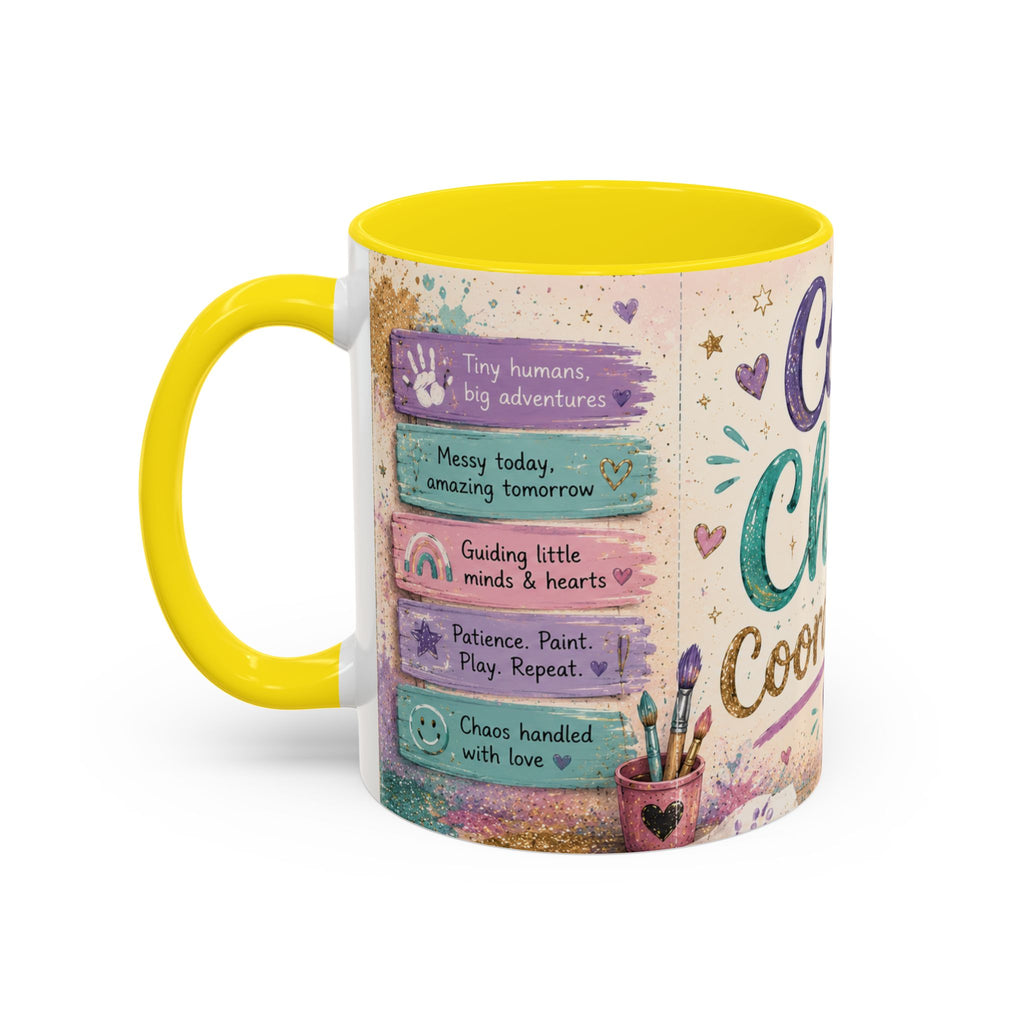 Cozy Chaos Coordinator Mug 🎨 | Daycare Teacher Coffee Cup | NeuroVibe Shop™