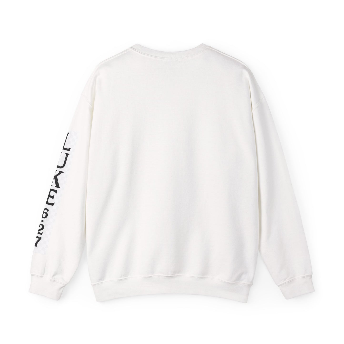 Love Them Anyway Crewneck Sweatshirt | Luke 6:27 Christian Faith Sweatshirt