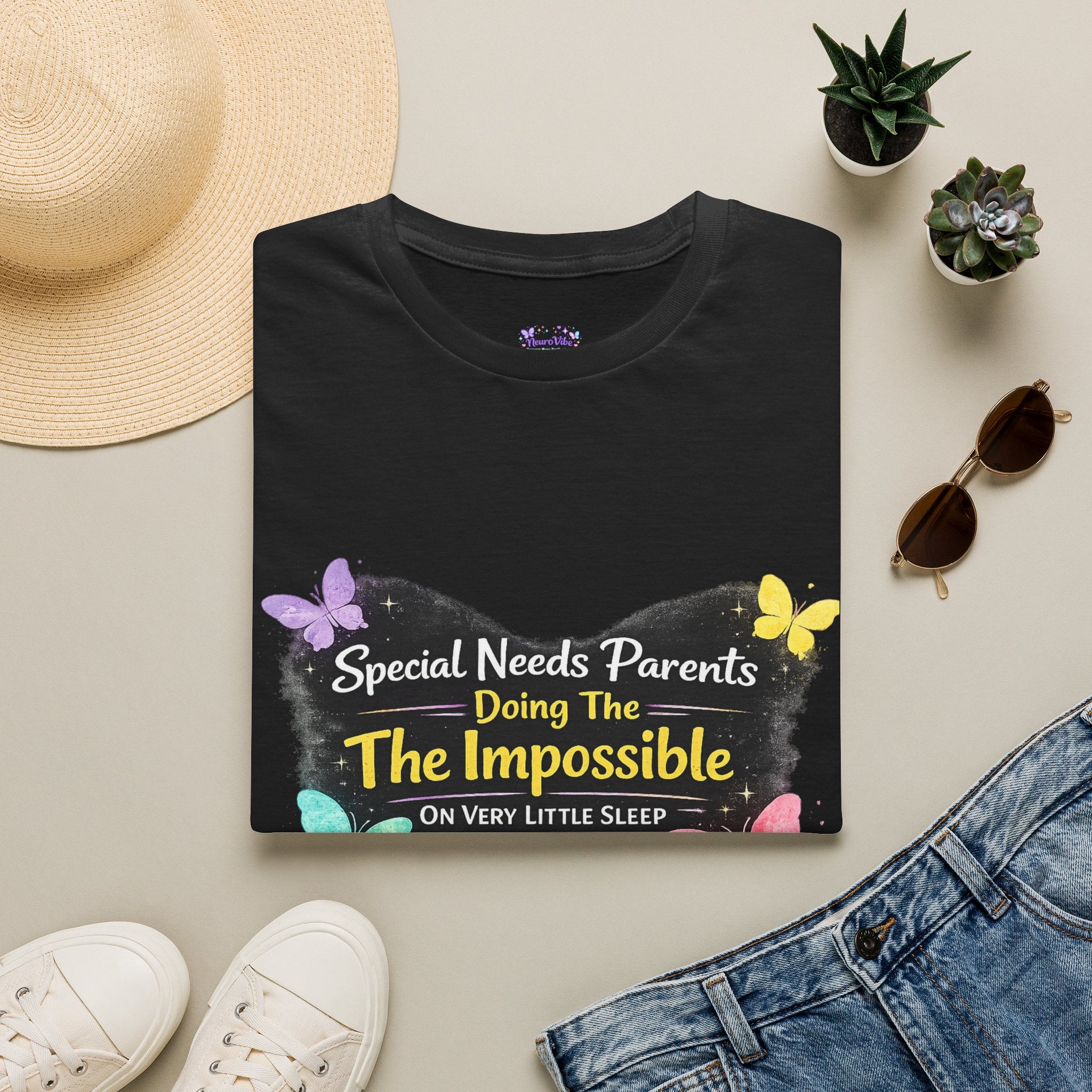 Special Needs Parent Shirt | Doing The Impossible On Very Little Sleep Tee | Autism ADHD Parent Support Shirt
