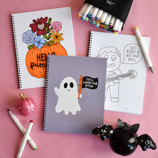🍁Fall Coloring Book | Simple Adult Coloring Book