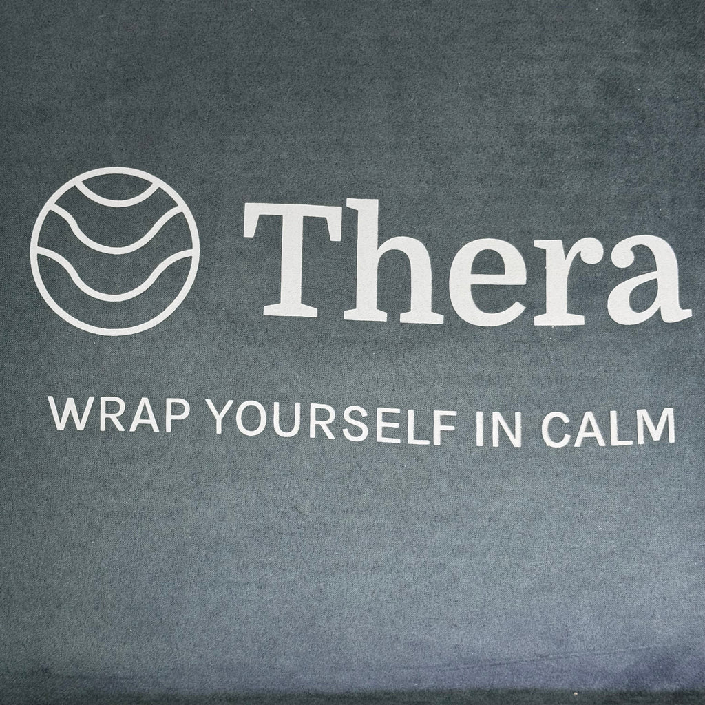 THERA Weighted Blanket Sz 42" x 66", Relaxing Aqua