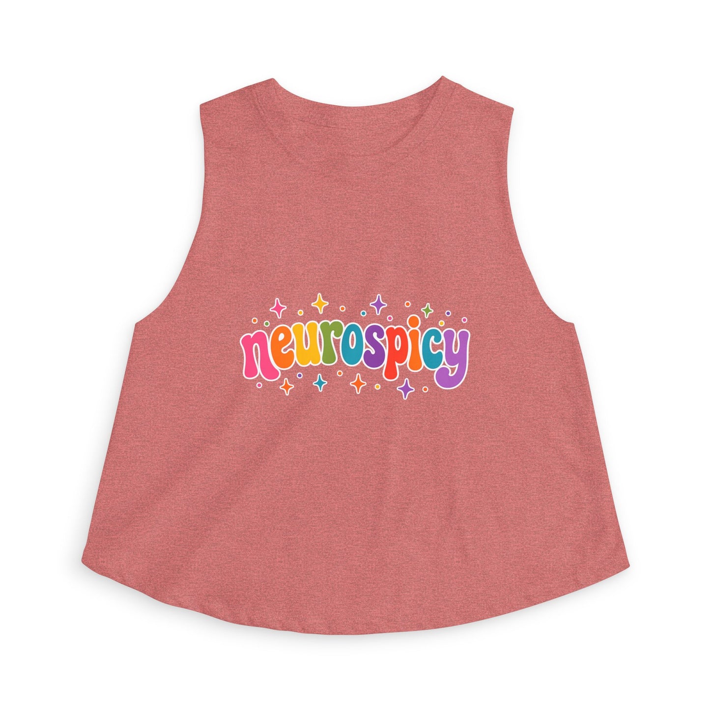 Neurospicy Rainbow 🌈 Tank | Neurodiversity Pride Shirt | ADHD Autism Awareness Tank | Colorful Neurodivergent Graphic Tank-Top | LGBTQ+ Inclusive Neurospicy Apparel