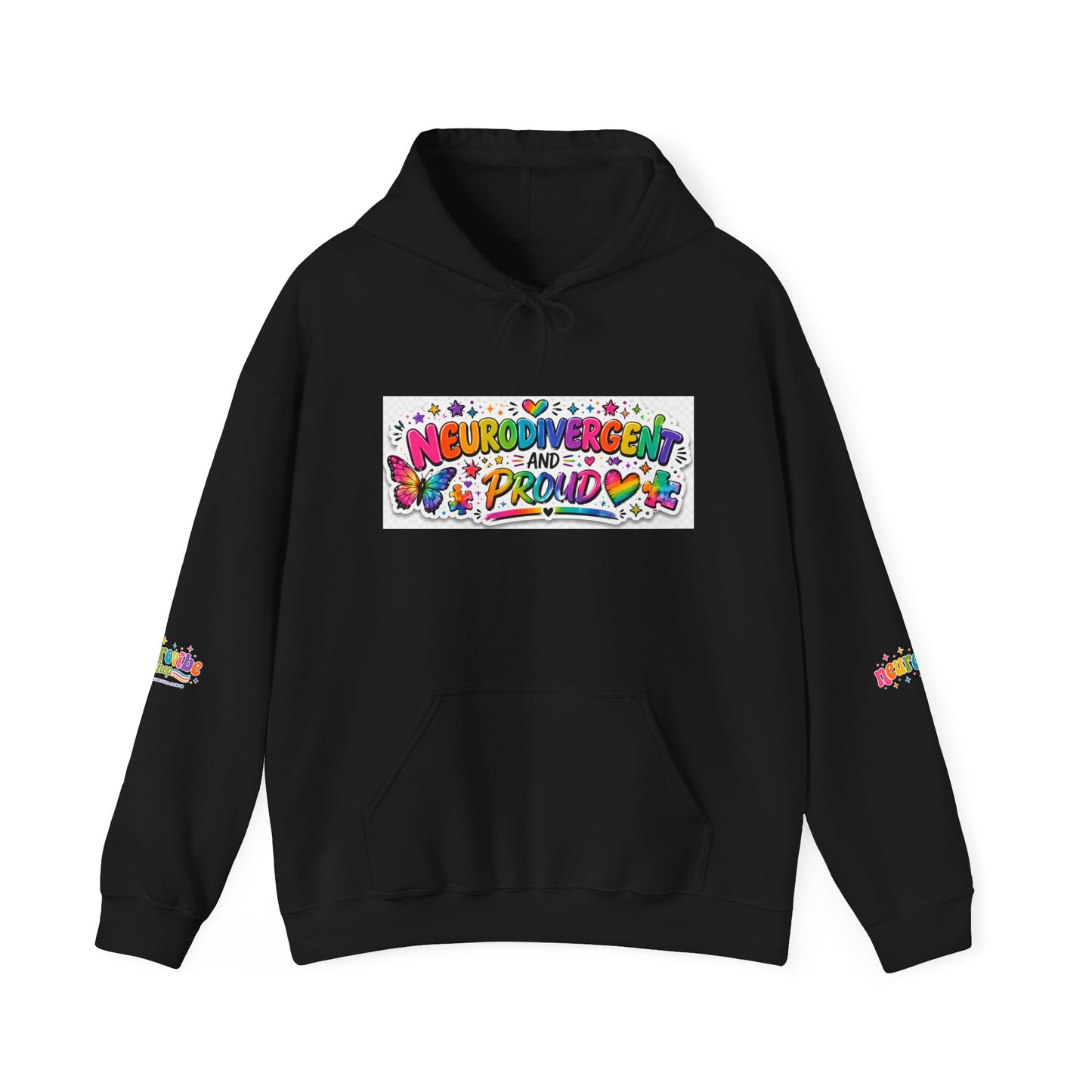 Neurodivergent Proud Hoodie
Neurodivergent Proud Hoodie | Rainbow Neurodiversity Awareness Pullover Sweatshirt