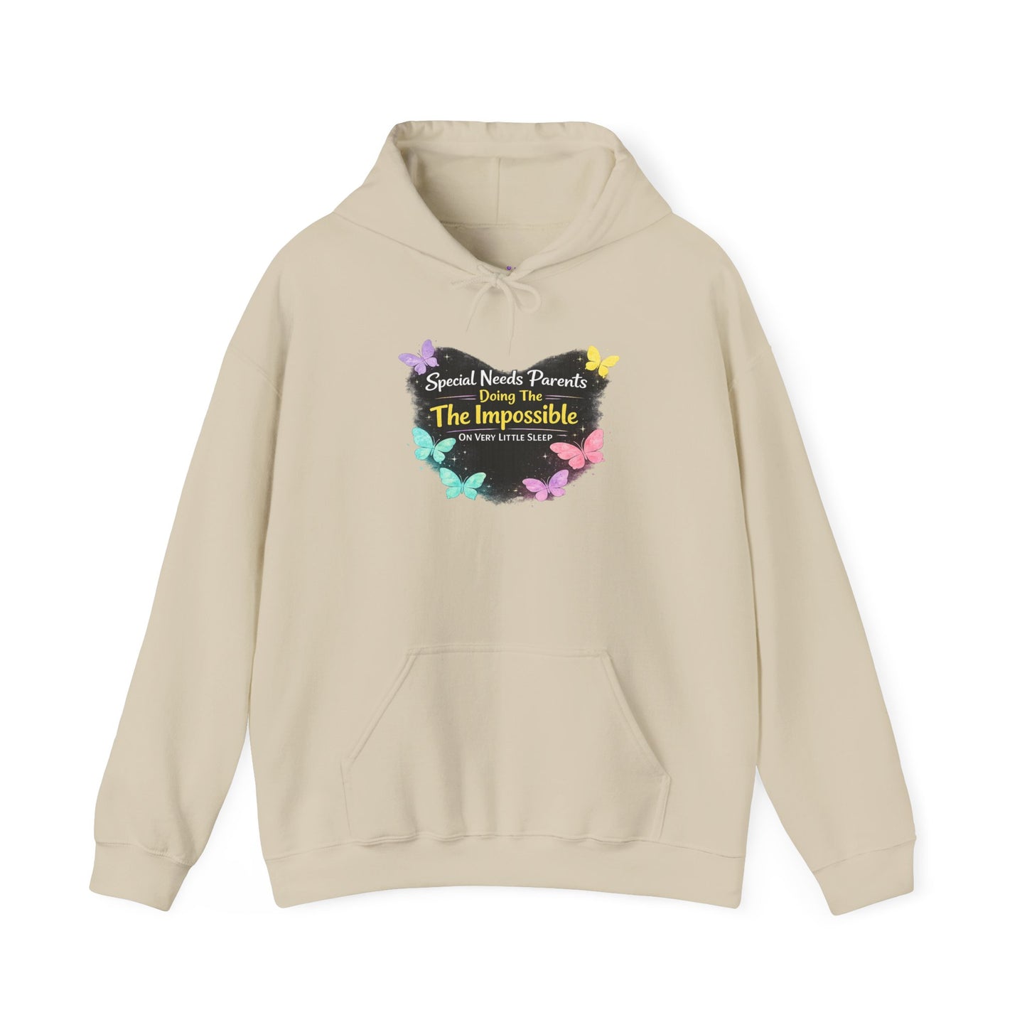 Special Needs Parent Hoodie, Doing The Impossible On Very Little Sleep Tee, Autism Mom Gift, ADHD Parent Hoodie, Advocate Hoodie