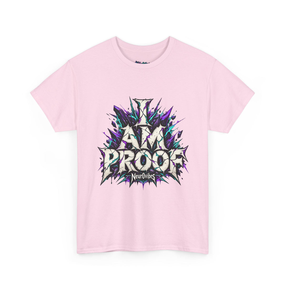 I Am Proof Band Tee | Neur0vibes Alternative Rock Shirt