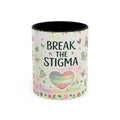 Break the Stigma Mug 💚 | Mental Health Awareness Coffee Cup | NeuroVibe Shop™