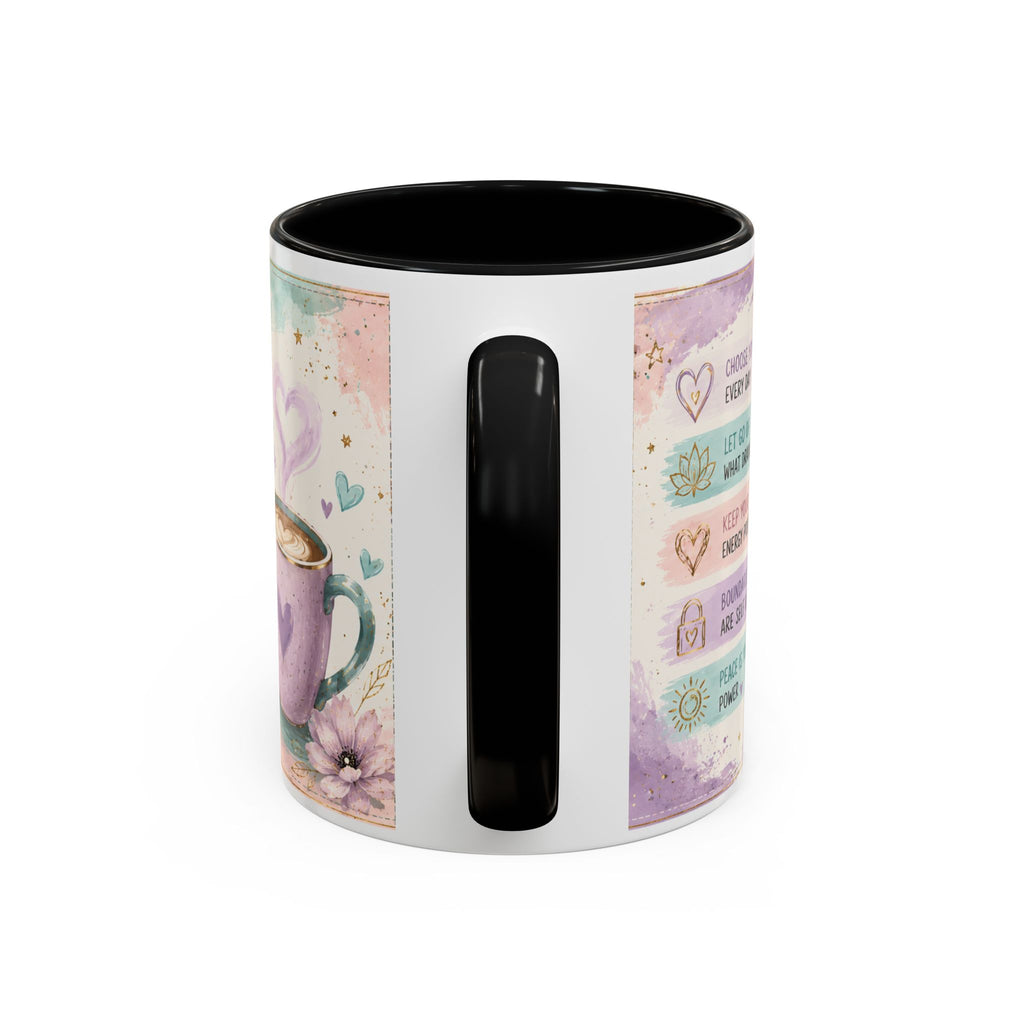 Protect Your Peace Mug ✨ | Pastel Self-Care Coffee Cup | NeuroVibe Shop™